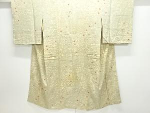 アンティーク　紋錦紗枝梅模様長襦袢